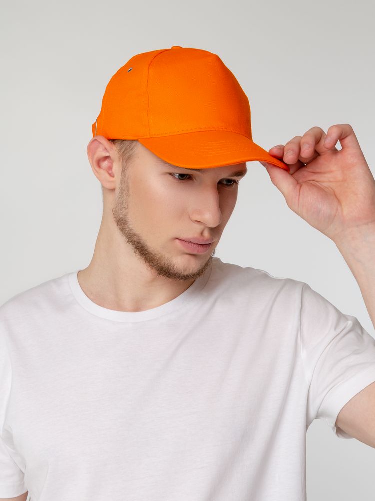 Бейсболка Standard, оранжевая (Изображение 8)