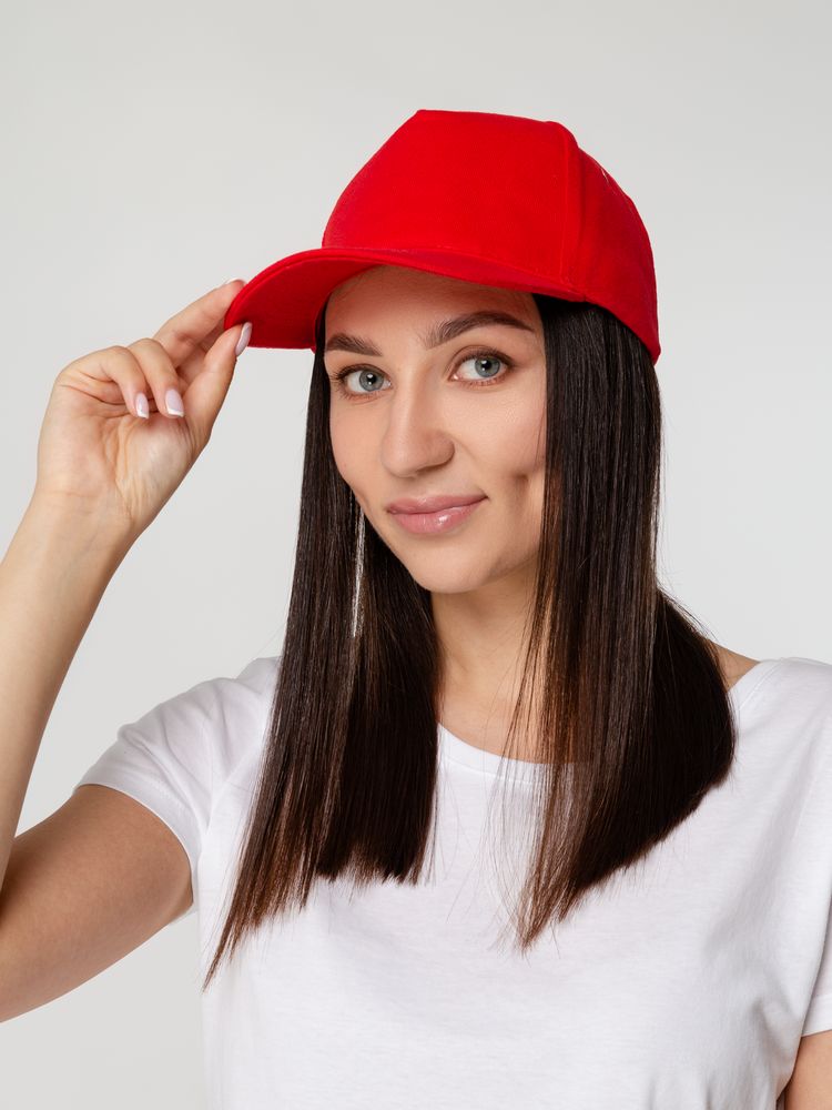 Бейсболка Standard, красная (Изображение 5)