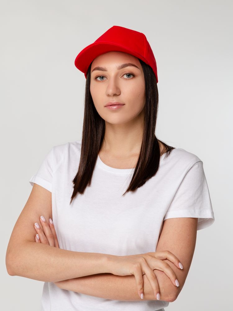 Бейсболка Standard, красная (Изображение 6)