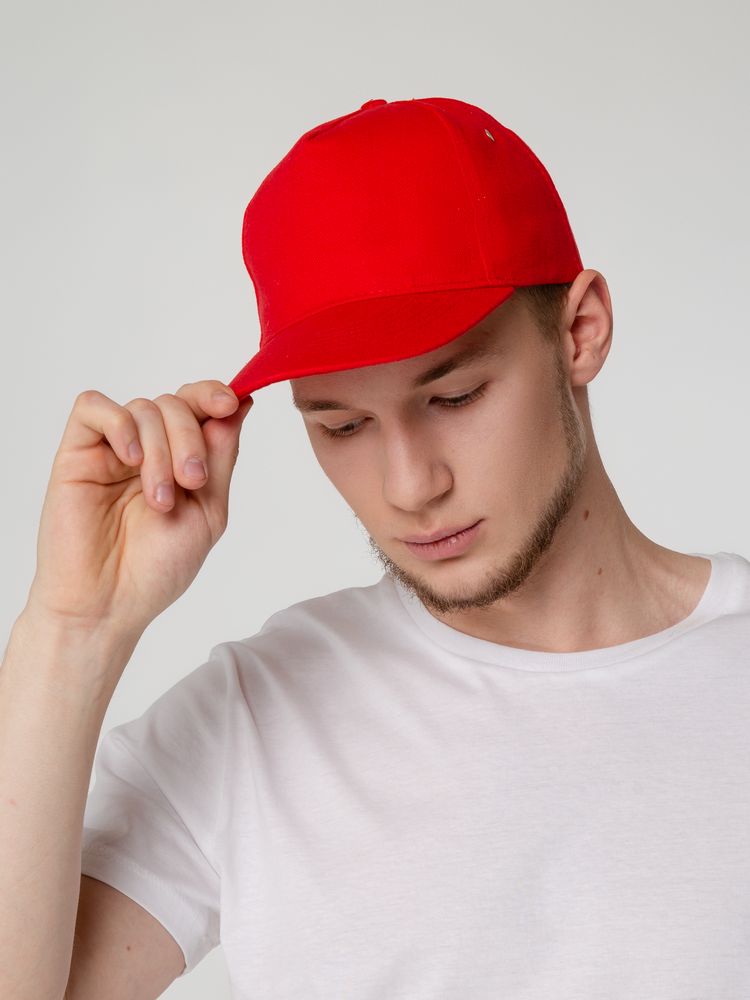 Бейсболка Standard, красная (Изображение 8)
