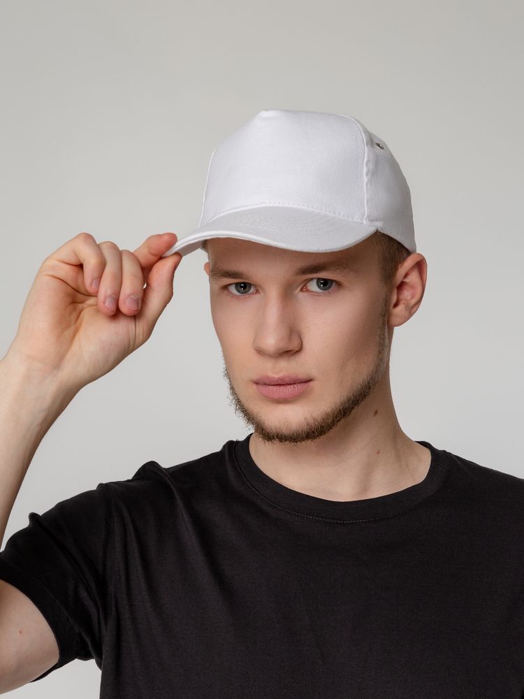 Бейсболка Standard, белая (Изображение 7)