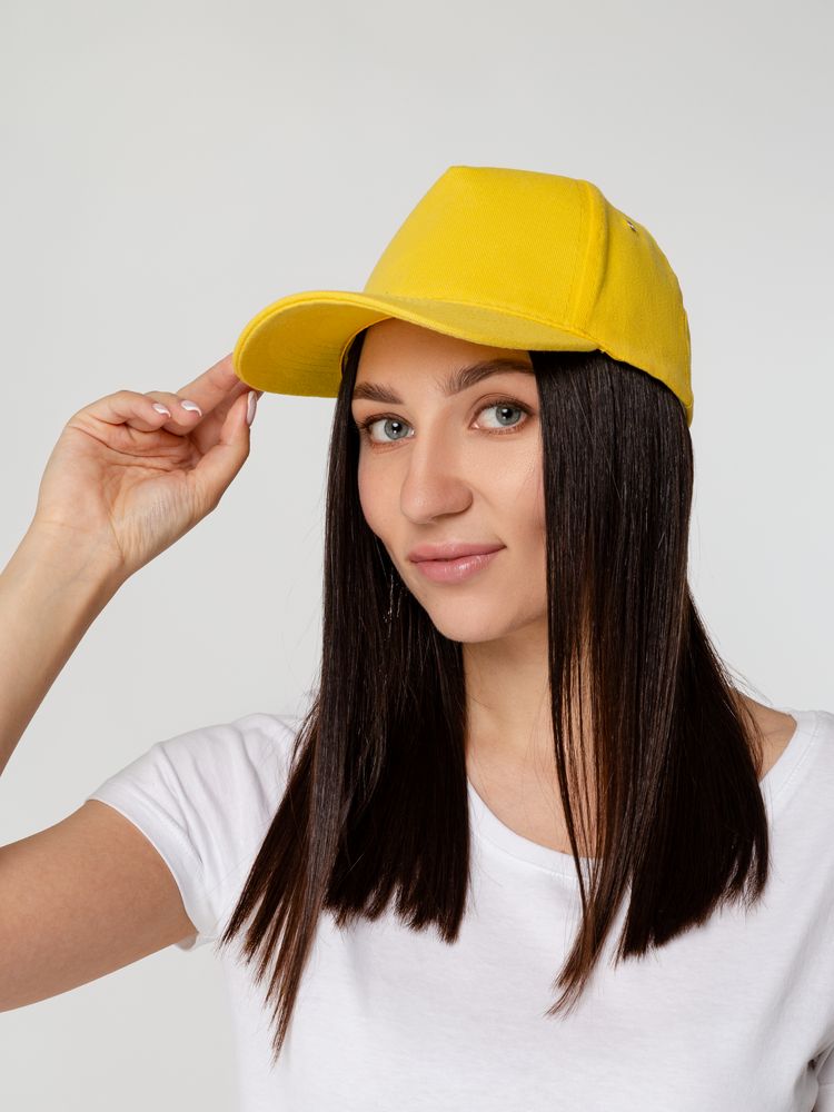Бейсболка Standard, желтая (Изображение 5)