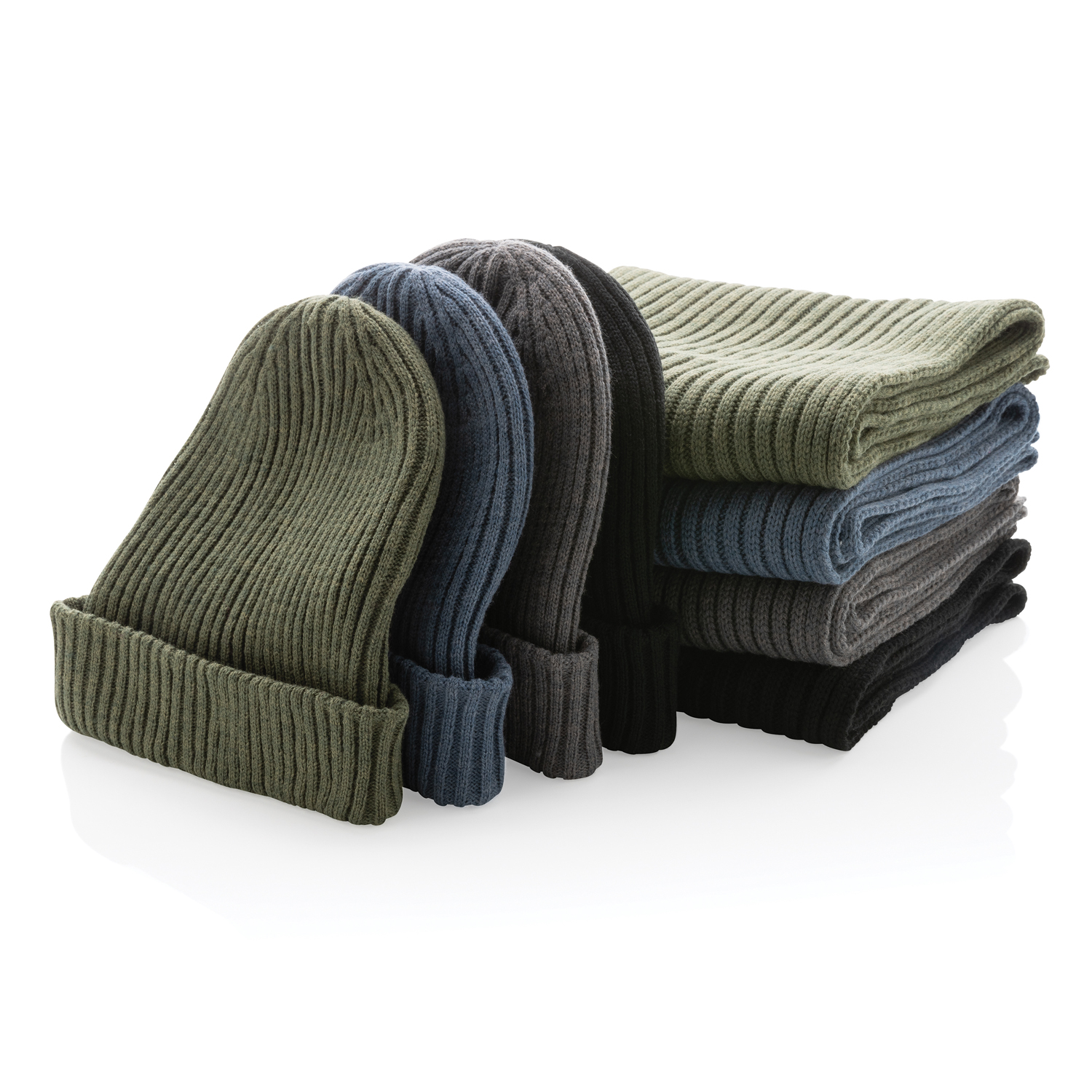 Вязаный шарф Impact из Polylana® AWARE™, 180x25 см (Изображение 10)