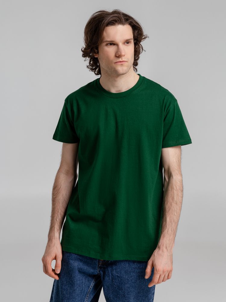 Футболка Imperial 190 темно-зеленая, размер L (Изображение 4)