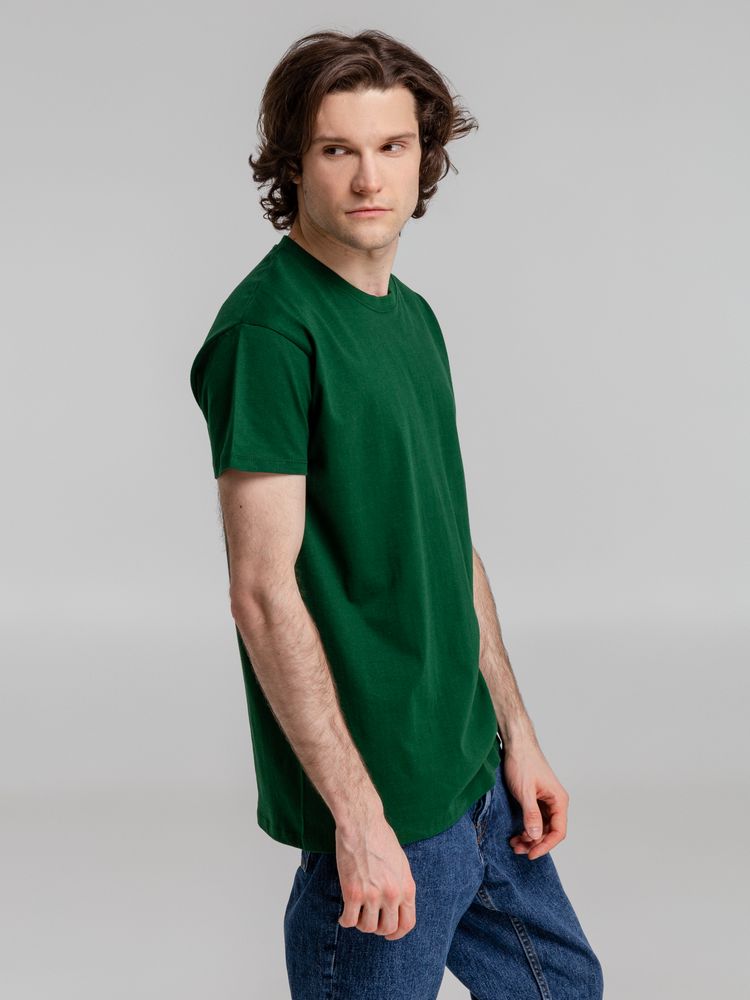 Футболка Imperial 190 темно-зеленая, размер XXL (Изображение 5)