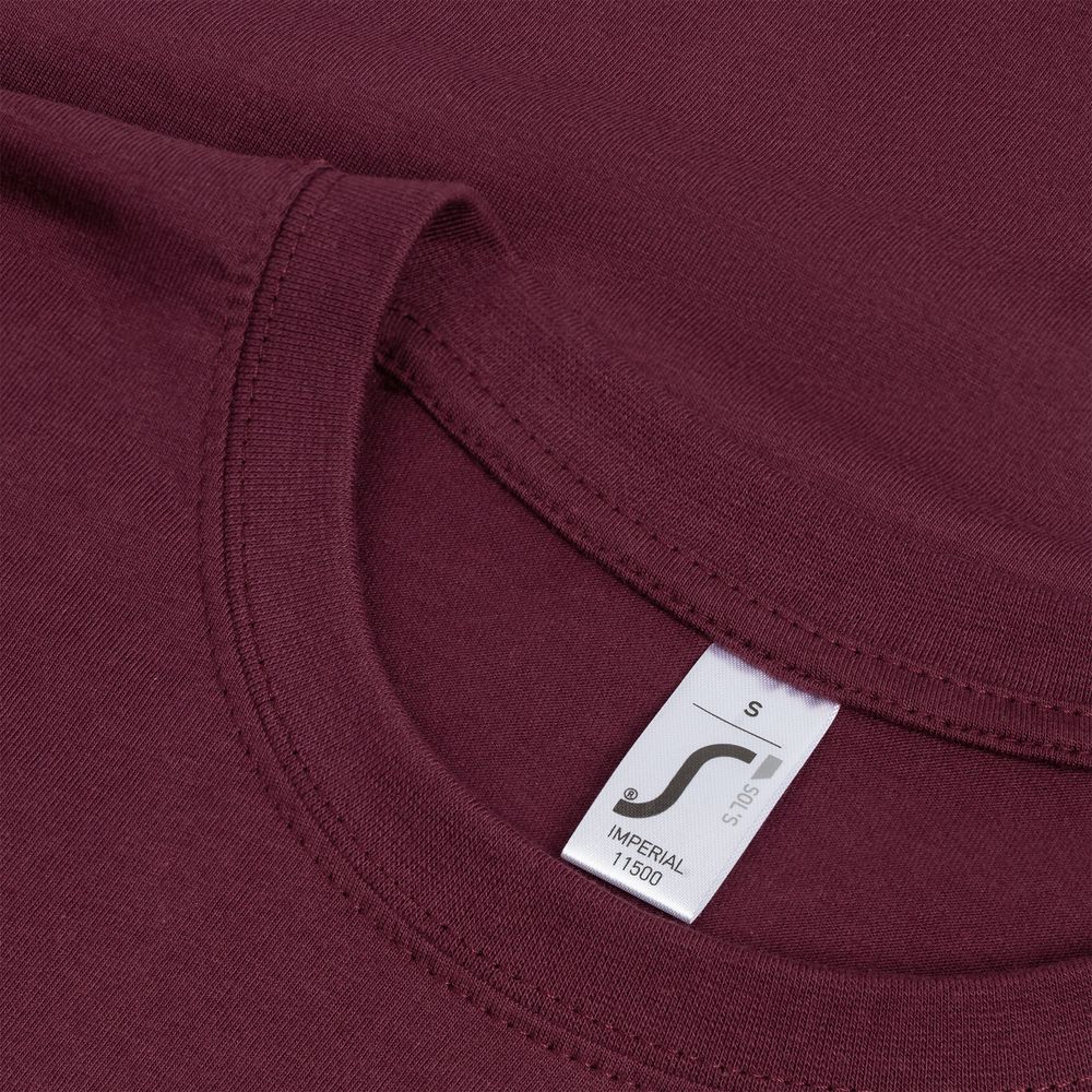 Футболка Imperial 190 бордовая, размер XXL (Изображение 3)