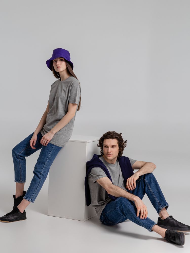 Футболка Imperial 190 серый меланж, размер 4XL (Изображение 11)