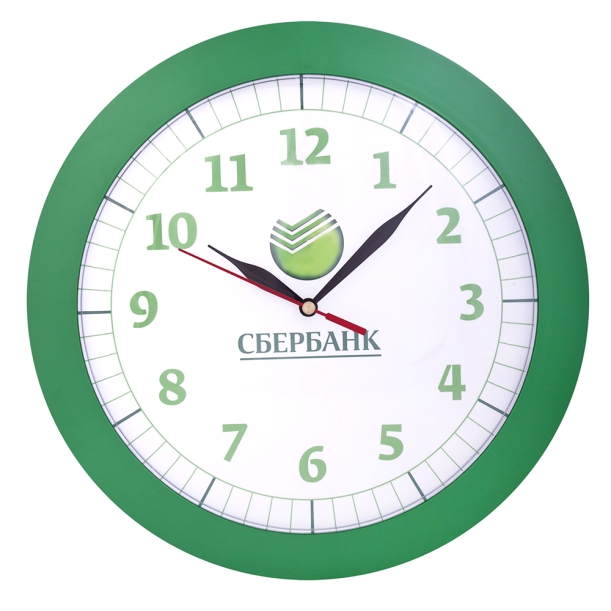 Настенные часы с логотипом