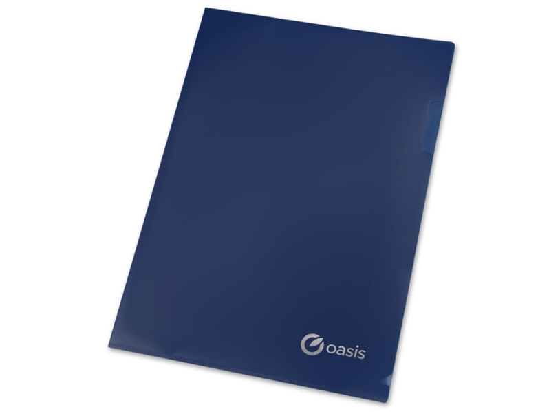 Папка-уголок с логотипом