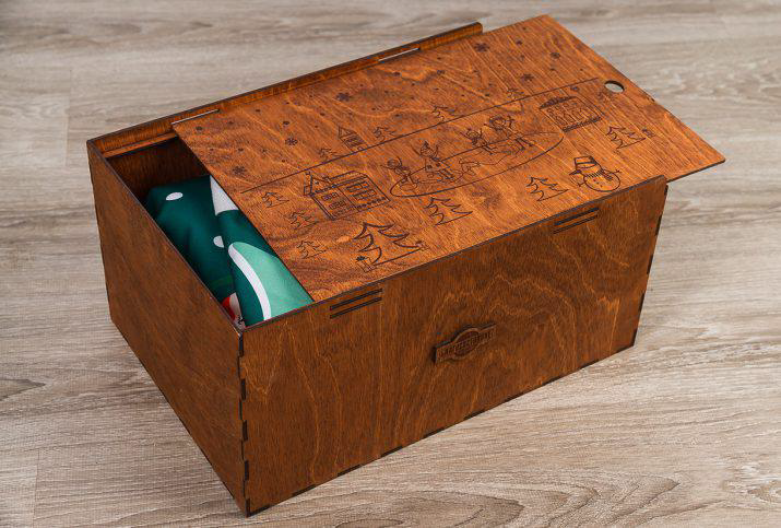 Подарочные коробки из дерева
